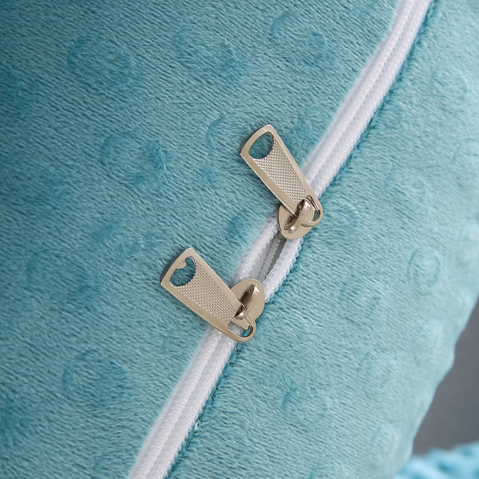 91家纺网 家纺一手货源 找家纺 永光家居 2025新款孕妇枕头G型 靠垫抱枕孕期床头靠枕（不供多多） G型绒豆豆绿