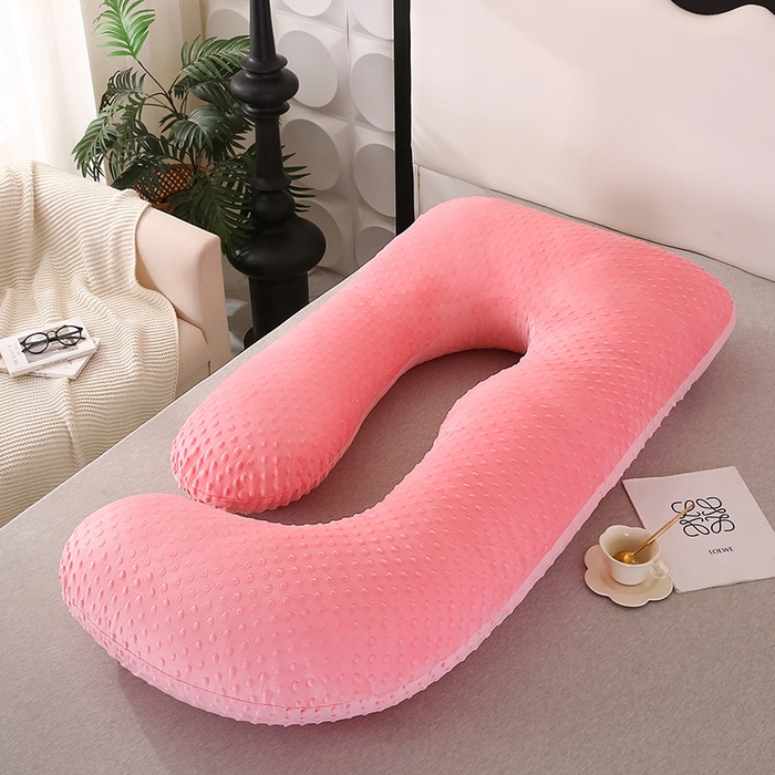 91家纺网 家纺一手货源 找家纺 永光家居 2025新款孕妇枕头G型 靠垫抱枕孕期床头靠枕（不供多多） G型绒豆豆玉