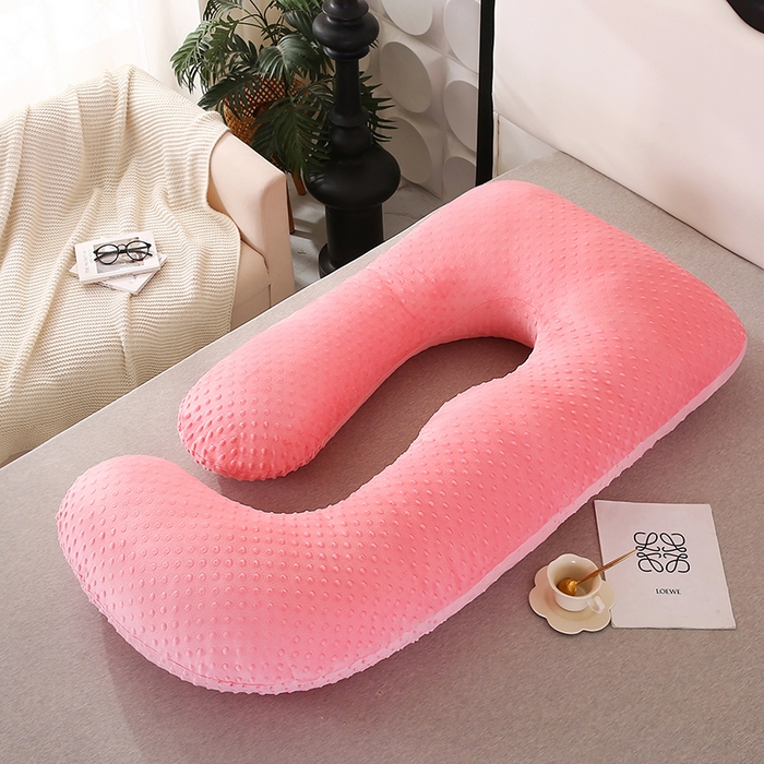 91家纺网 家纺一手货源 找家纺 永光家居 2025新款孕妇枕头G型 靠垫抱枕孕期床头靠枕（不供多多） G型绒豆豆玉