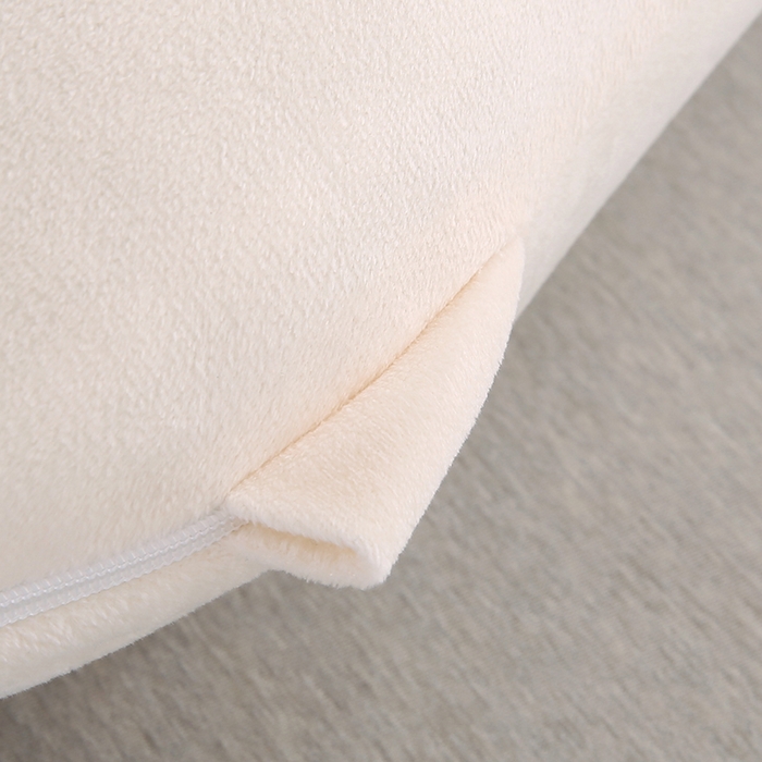 91家纺网 家纺一手货源 找家纺 永光家居 2025新款孕妇枕头G型 靠垫抱枕孕期床头靠枕（不供多多） G型水晶绒白