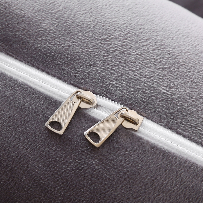 91家纺网 家纺一手货源 找家纺 永光家居 2025新款孕妇枕头G型 靠垫抱枕孕期床头靠枕（不供多多） G型水晶绒灰