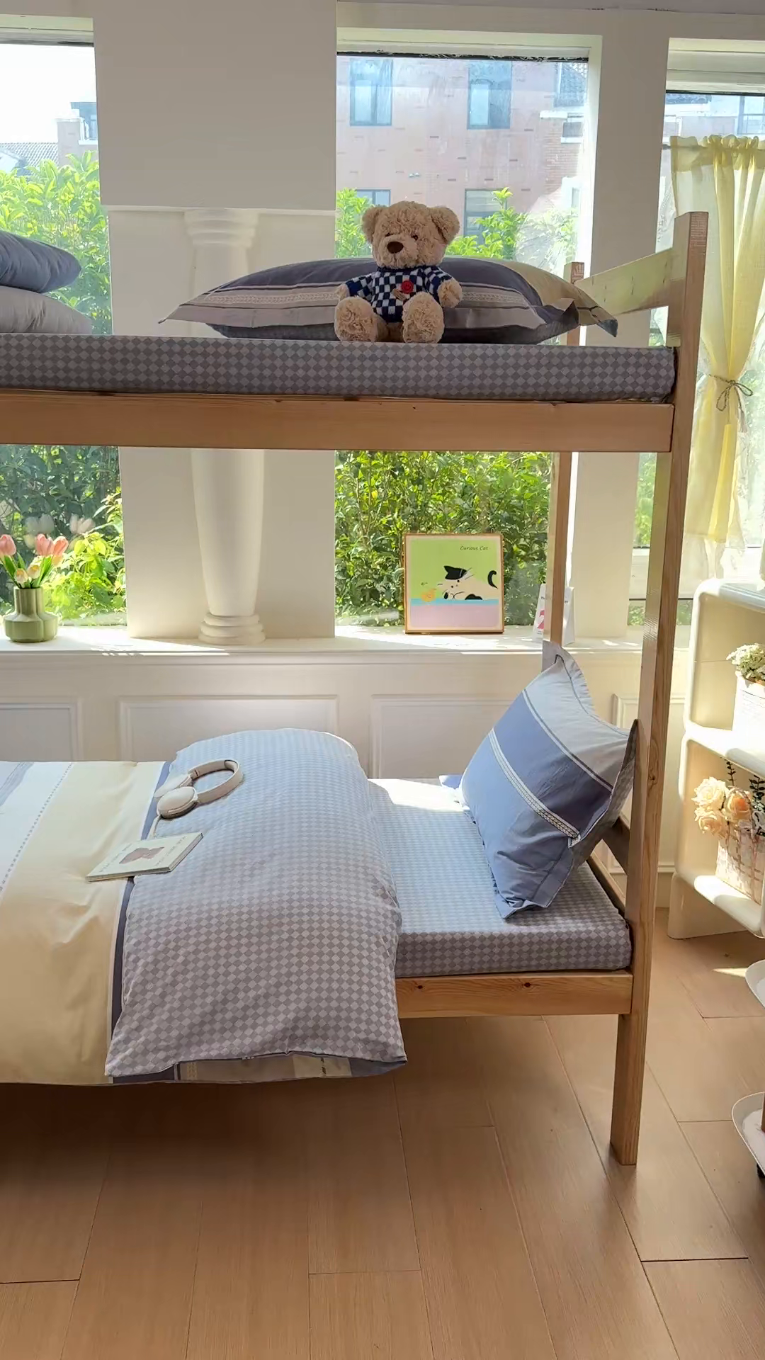 91家纺网 家纺一手货源 找家纺 小叮当家纺仓储工厂店 2025新款全棉纯棉AB版13372学生宿舍印花三件套双面纯棉床单款上下铺单人 陵川