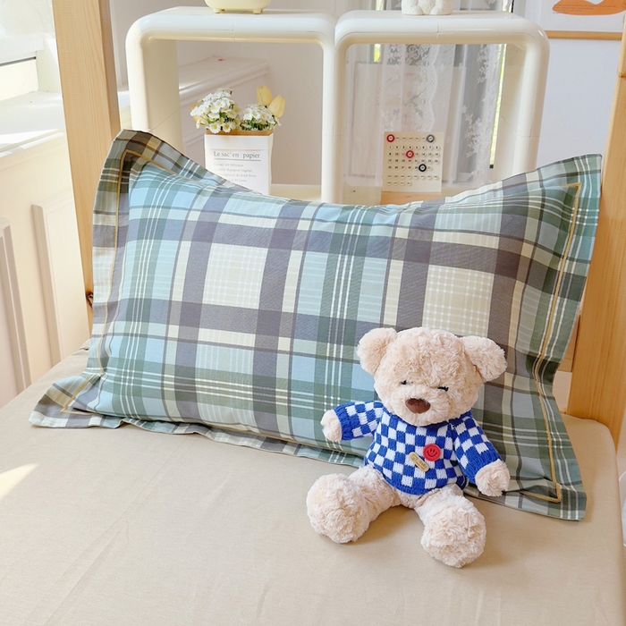 91家纺网 家纺一手货源 找家纺 小叮当家纺仓储工厂店 2025新款全棉纯棉AB版13372学生宿舍印花三件套双面纯棉床单款上下铺单人 言格论