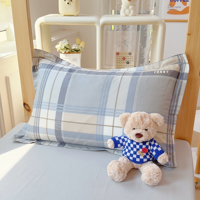 91家纺网 家纺一手货源 找家纺 小叮当家纺仓储工厂店 2025新款全棉纯棉AB版13372学生宿舍印花三件套双面纯棉床单款上下铺单人 一语空间