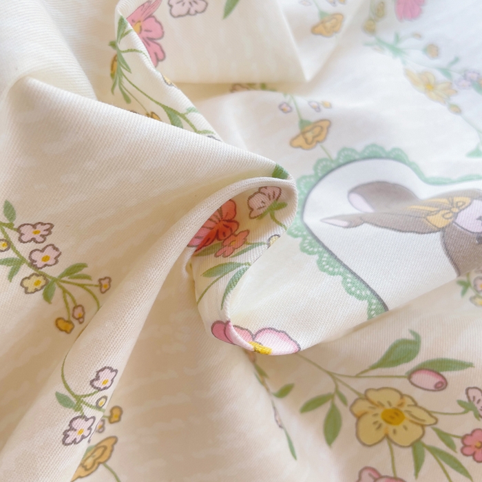 91家纺网 家纺一手货源 找家纺 小叮当家纺仓储工厂店 2025新款全棉纯棉AB版13372学生宿舍印花三件套双面纯棉床单款上下铺单人 菲乐熊宝