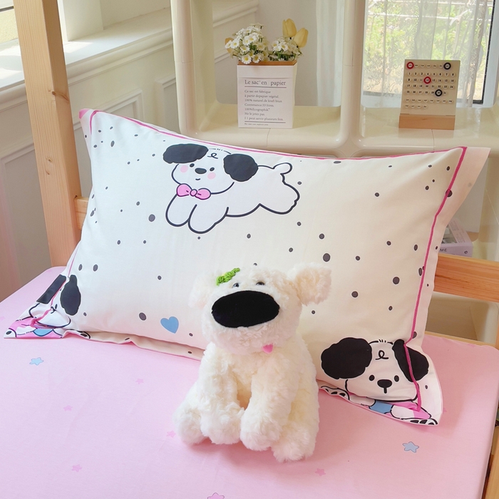 91家纺网 家纺一手货源 找家纺 小叮当家纺仓储工厂店 2025新款全棉纯棉AB版13372学生宿舍印花三件套双面纯棉床单款上下铺单人 罗纳星河