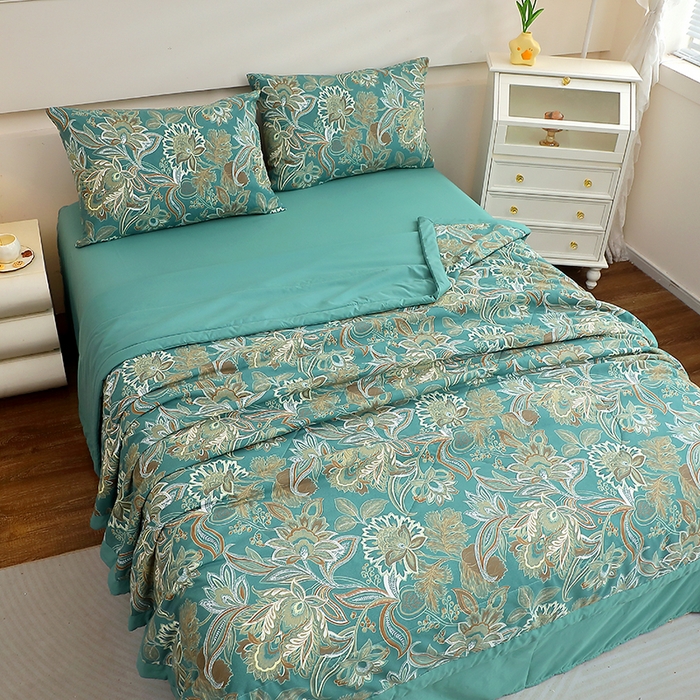 91家纺网 家纺一手货源 找家纺 （总）果洋2025新款夏被四件套