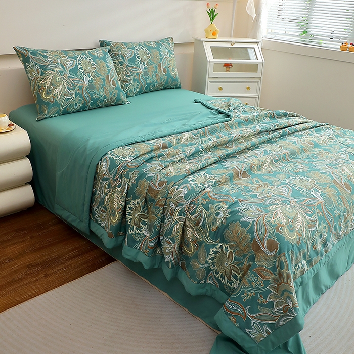 91家纺网 家纺一手货源 找家纺 （总）果洋2025新款夏被四件套