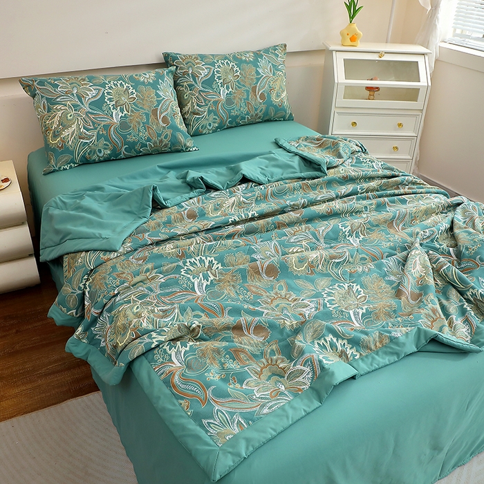 91家纺网 家纺一手货源 找家纺 （总）果洋2025新款夏被四件套