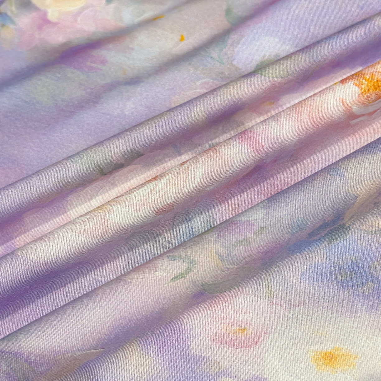 91家纺网 家纺一手货源 找家纺 喜四方 2025新款加厚天丝棉磨毛数码印花四件套 素唯-紫