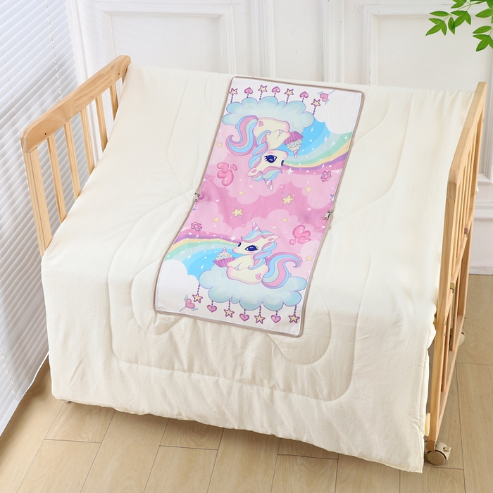 91家纺网 家纺一手货源 找家纺 皇谱家纺2025新款卡通抱枕被儿童被车载抱被靠垫靠枕被 独角兽