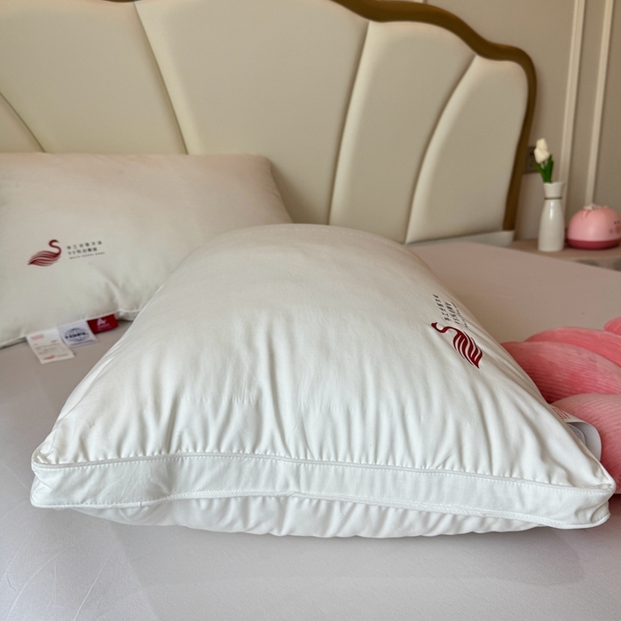 91家纺网 家纺一手货源 找家纺 （总）静若居羽绒被壳 2025新款七星级羽绒枕头枕芯高端羽绒枕