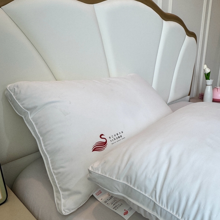 91家纺网 家纺一手货源 找家纺 （总）静若居羽绒被壳 2025新款七星级羽绒枕头枕芯高端羽绒枕