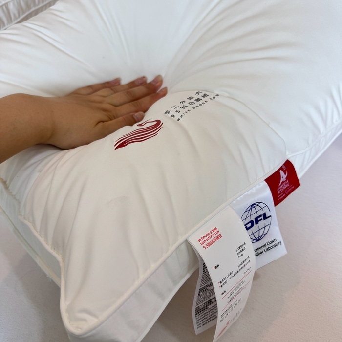 91家纺网 家纺一手货源 找家纺 （总）静若居羽绒被壳 2025新款七星级羽绒枕头枕芯高端羽绒枕