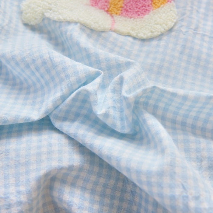 91家纺网 家纺一手货源 找家纺 （总）鱼宝 2025新款全棉毛巾绣幼儿园套件三件套被子被芯