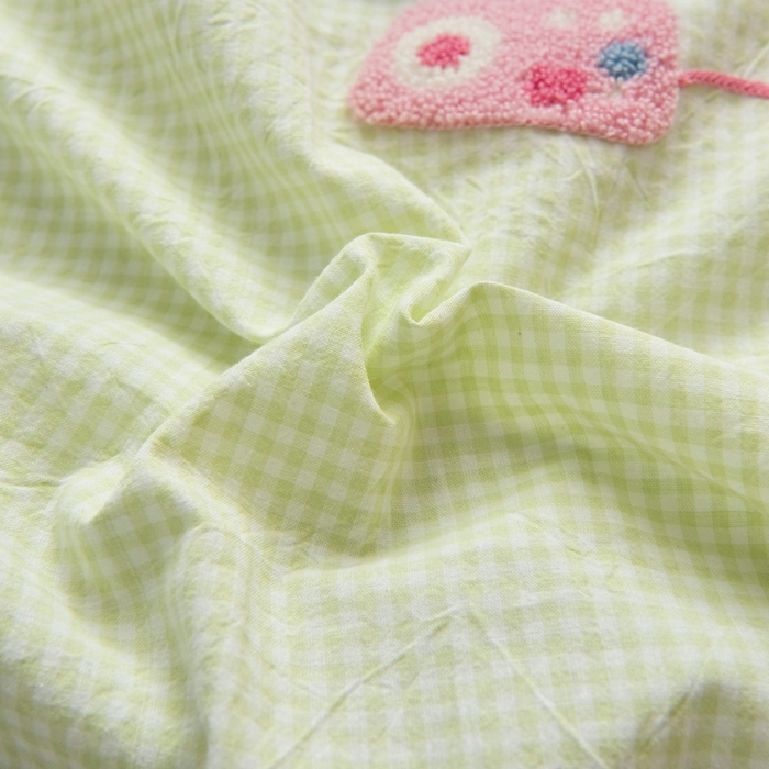 91家纺网 家纺一手货源 找家纺 鱼宝 2025新款全棉毛巾绣幼儿园套件三件套被子被芯 奶龙音乐会