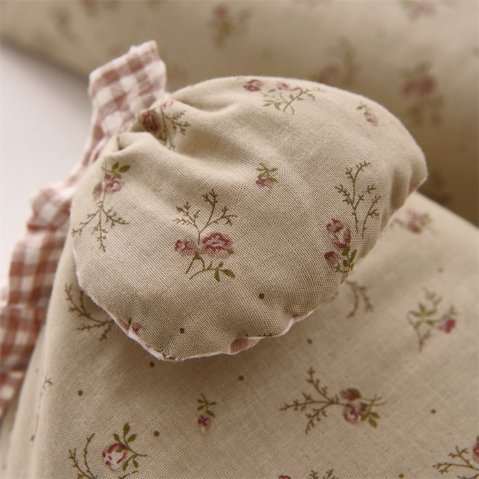 91家纺网 家纺一手货源 找家纺 大熊枕芯 2025新款全棉纯棉三角兔子荞麦枕全荞麦壳颈椎枕午睡护颈枕头枕芯 三角兔-田园咖 50x15x15cm/只