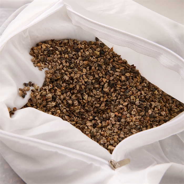 91家纺网 家纺一手货源 找家纺 大熊枕芯 2025新款全棉纯棉三角兔子荞麦枕全荞麦壳颈椎枕午睡护颈枕头枕芯 三角兔-田园咖 50x15x15cm/只