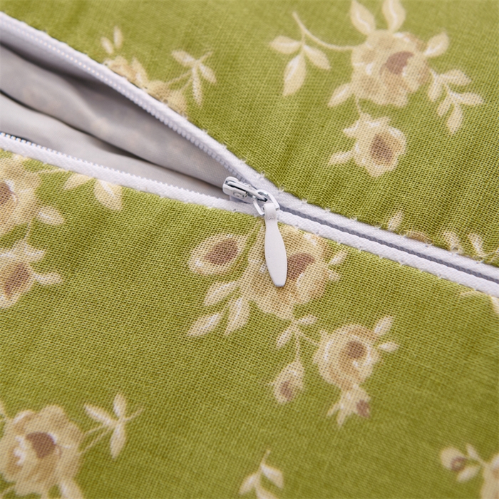 91家纺网 家纺一手货源 找家纺 大熊枕芯 2025新款全棉纯棉三角兔子荞麦枕全荞麦壳颈椎枕午睡护颈枕头枕芯 三角兔-田园绿 50x15x15cm/只