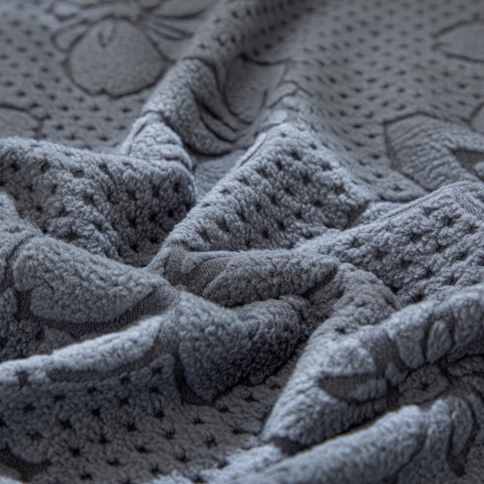 91家纺网 家纺一手货源 找家纺 沐沐家纺 2026新款山茶沙发套 深灰