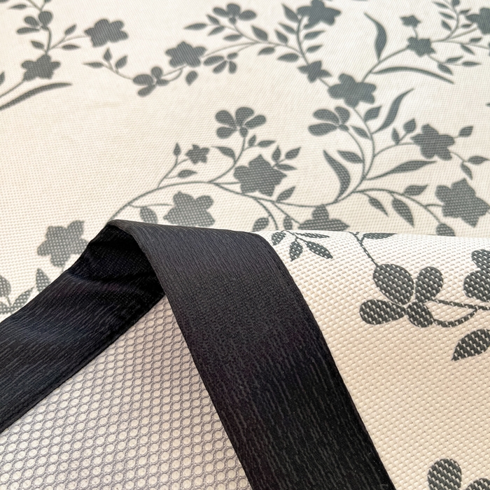 91家纺网 家纺一手货源 找家纺 小叮当家纺仓储工厂店 2025新款A类小清新卡通高品质冰藤印花床席款凉席席子-床席款 冰藤席-花间语