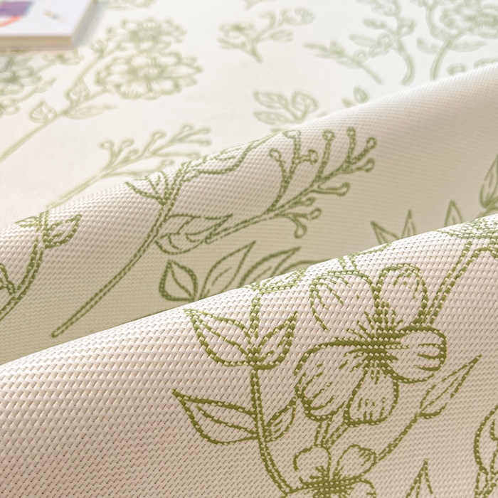 91家纺网 家纺一手货源 找家纺 小叮当家纺仓储工厂店 2025新款A类小清新卡通高品质冰藤印花床席款凉席席子-床席款 冰藤席-绿意