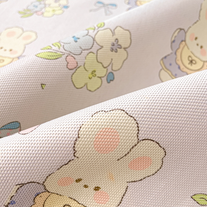 91家纺网 家纺一手货源 找家纺 小叮当家纺仓储工厂店 2025新款A类小清新卡通高品质冰藤印花床席款凉席席子-床席款 冰藤席-萌小兔