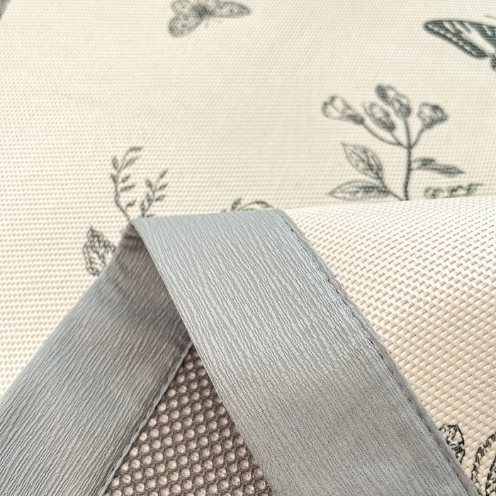 91家纺网 家纺一手货源 找家纺 小叮当家纺仓储工厂店 2025新款A类小清新卡通高品质冰藤印花床席款凉席席子-床席款 冰藤席-梦蝶