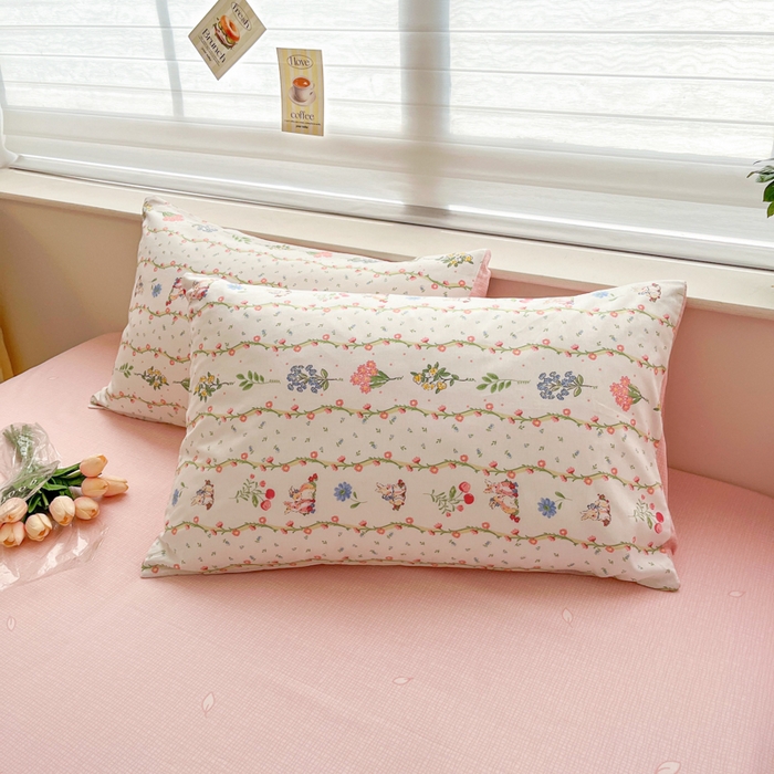 91家纺网 家纺一手货源 找家纺 富瑞阁 新款印花加厚加密13070全棉四件套（全尺寸）枝间梦