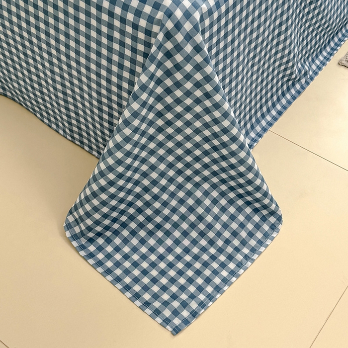 91家纺网 家纺一手货源 找家纺 （总）十一家居 2025年新款ins无印风A类云朵亲肤水洗棉单床单——眠语系列