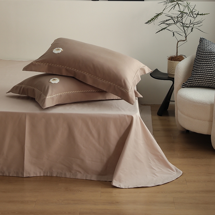 91家纺网 家纺一手货源 找家纺 （总）禾时2025新款精梳火山全棉小磨毛工艺单品枕套