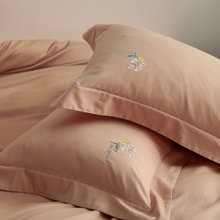 91家纺网 家纺一手货源 找家纺 （总）禾时2025新款精梳火山全棉小磨毛工艺单品枕套