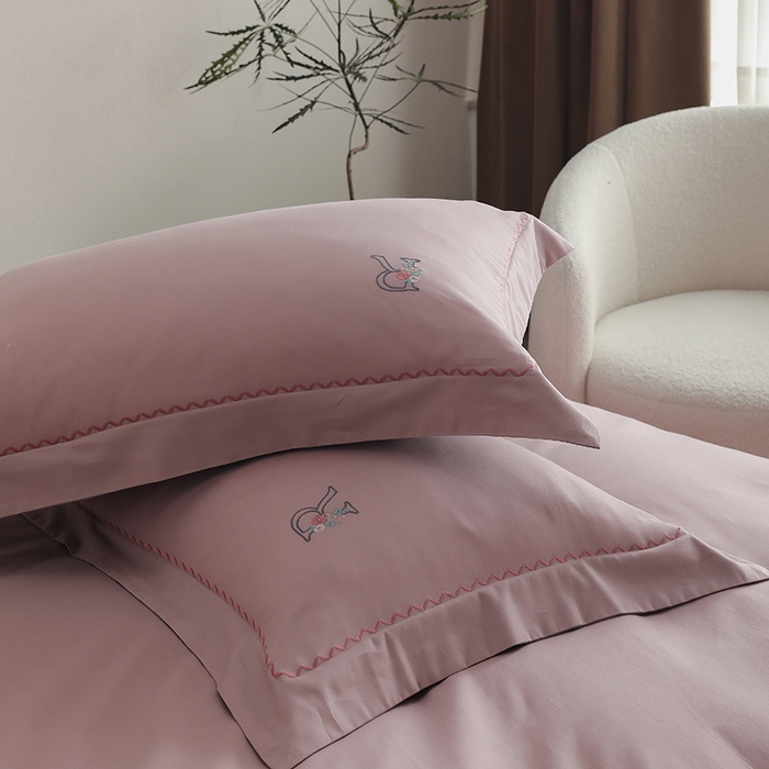 91家纺网 家纺一手货源 找家纺 （总）禾时2025新款精梳火山全棉小磨毛工艺单品枕套