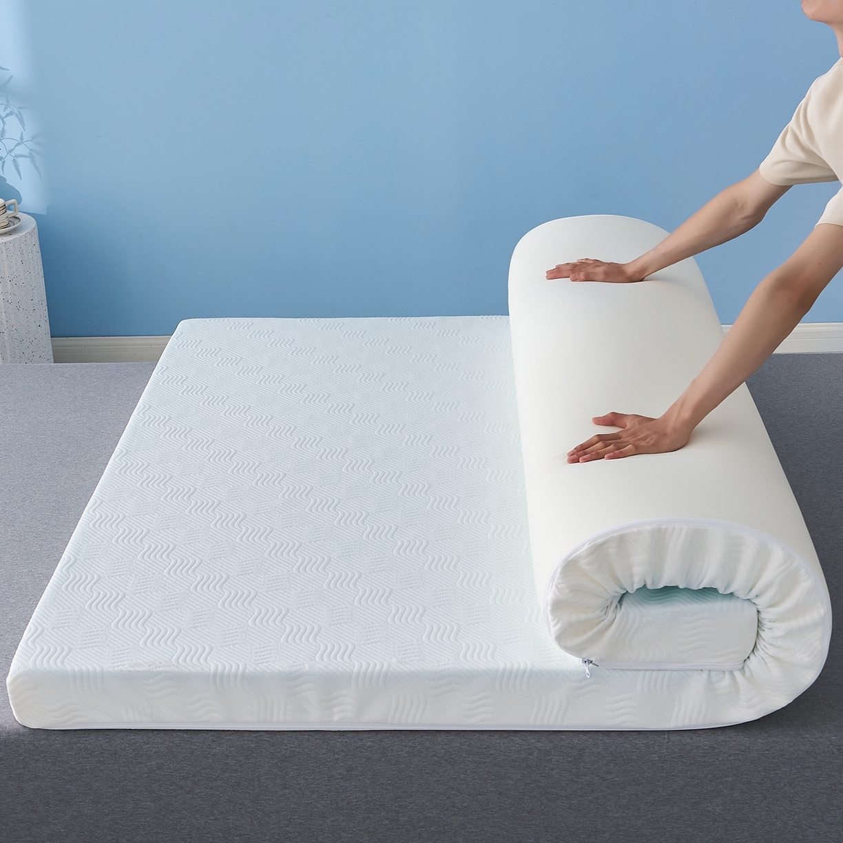 91家纺网 家纺一手货源 找家纺 （总）时奥家纺 2025新款云感记忆棉活套款床垫-成人款