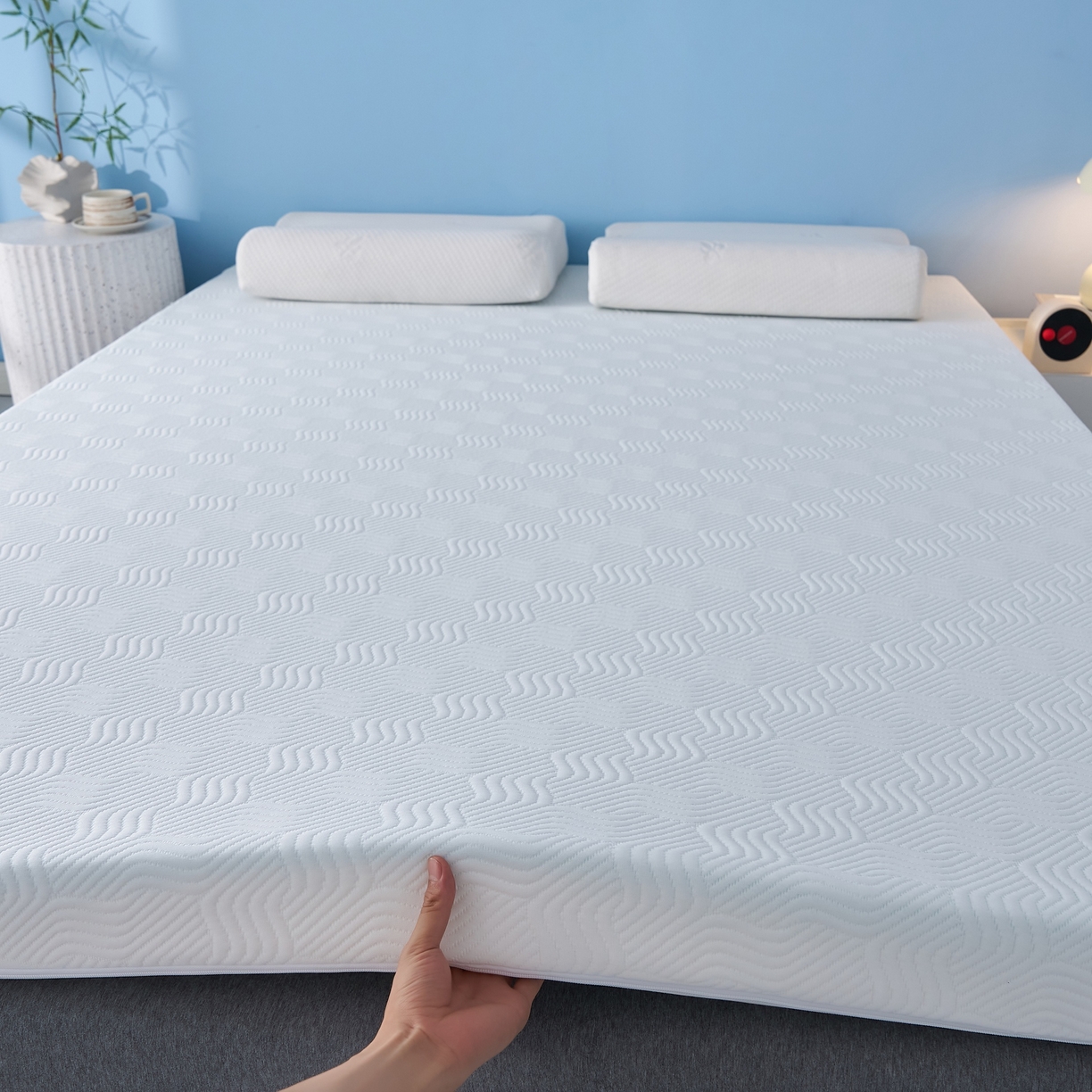 91家纺网 家纺一手货源 找家纺 （总）时奥家纺 2025新款云感记忆棉活套款床垫-成人款