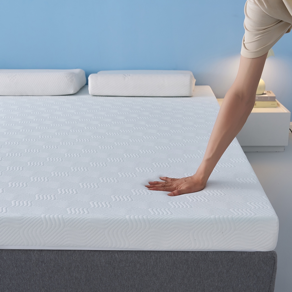 91家纺网 家纺一手货源 找家纺 （总）时奥家纺 2025新款云感记忆棉活套款床垫-成人款