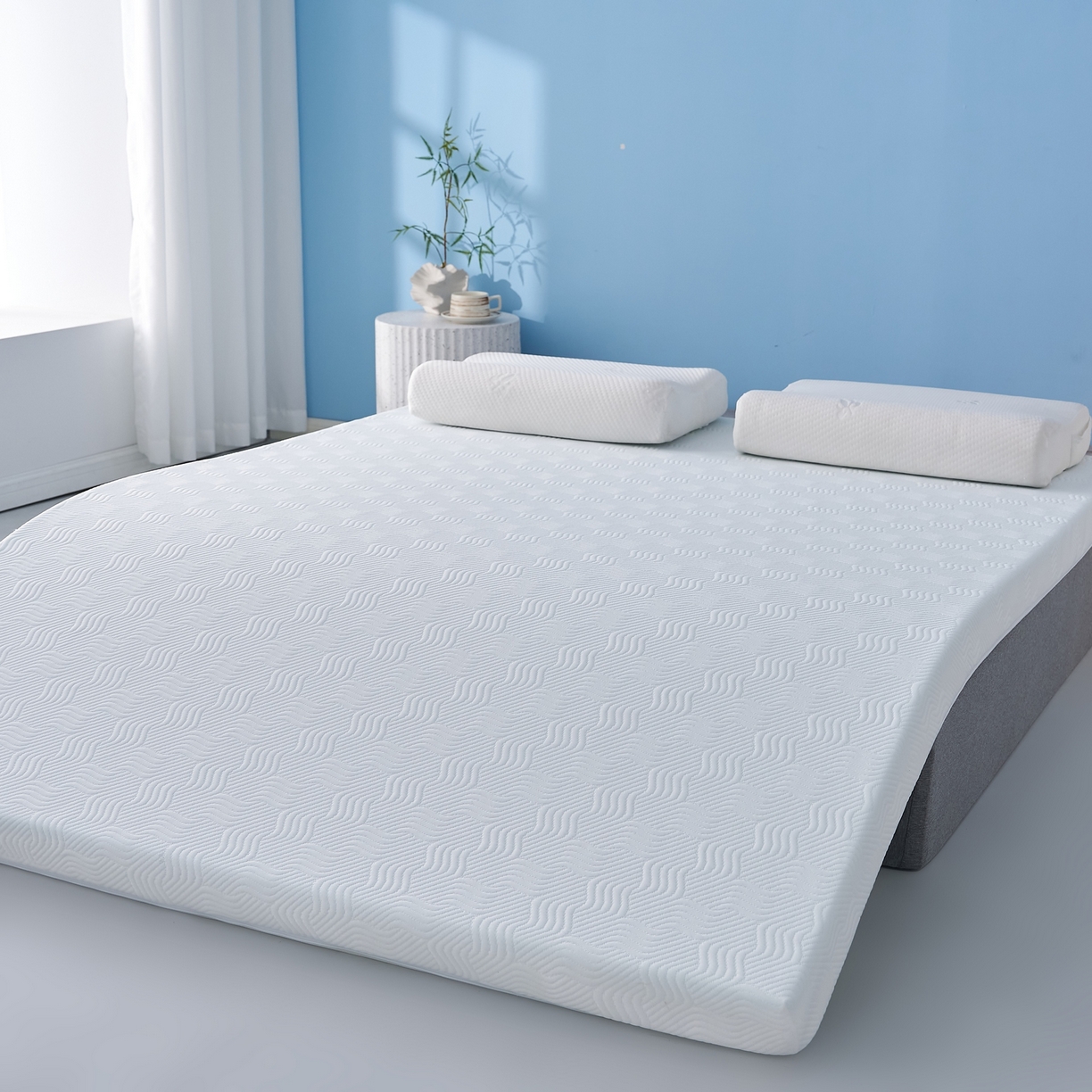 91家纺网 家纺一手货源 找家纺 （总）时奥家纺 2025新款云感记忆棉活套款床垫-成人款