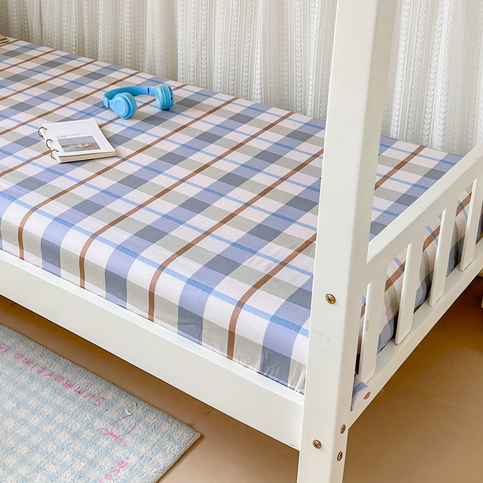 91家纺网 家纺一手货源 找家纺 拾物记 2025新款A类全棉纯棉棉印花学生床笠床笠单件单床笠 德罗克