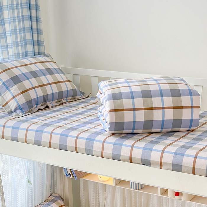 91家纺网 家纺一手货源 找家纺 拾物记 2025新款A类全棉纯棉棉印花学生床笠床笠单件单床笠 德罗克