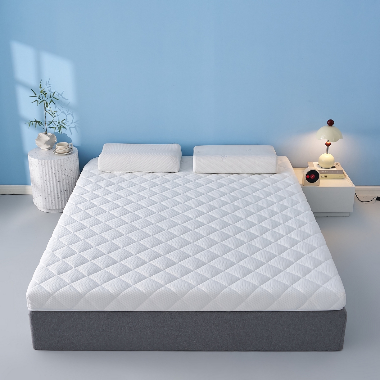 91家纺网 家纺一手货源 找家纺 （总）时奥家纺 2020新款乳胶记忆海绵床垫针织小熊款