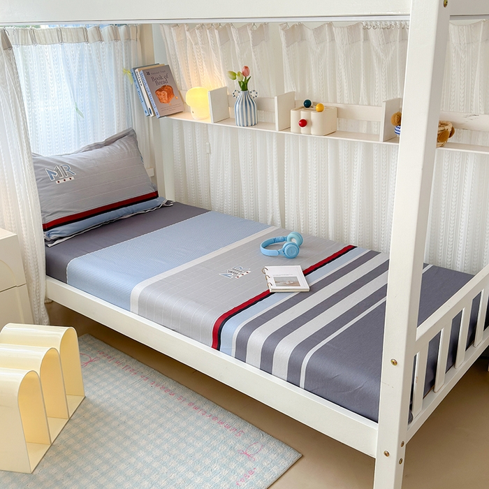 拾物记 2025新款A类全棉纯棉棉印花学生床笠床笠单件单床笠 凡克