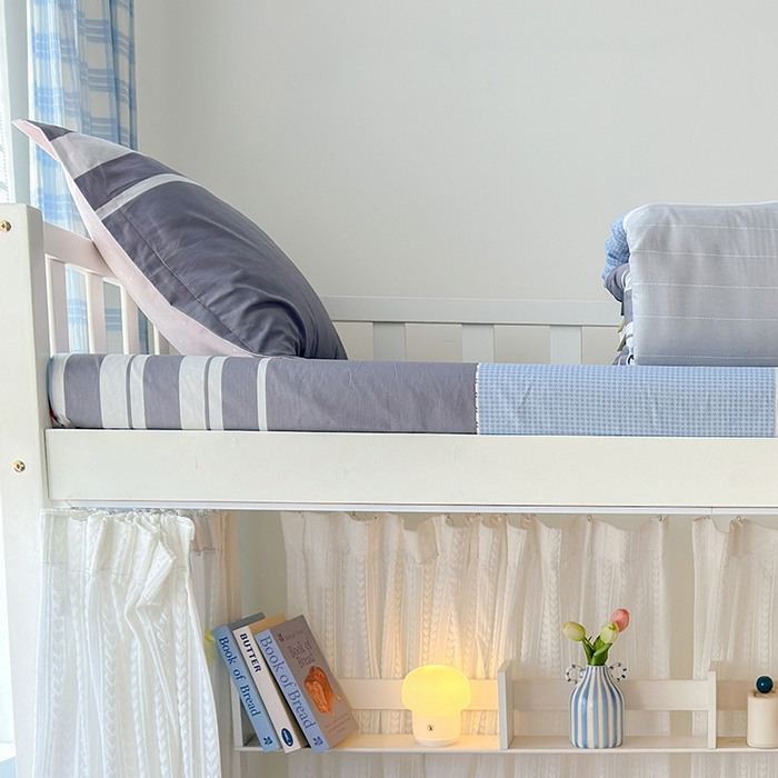 91家纺网 家纺一手货源 找家纺 拾物记 2025新款A类全棉纯棉棉印花学生床笠床笠单件单床笠 凡克