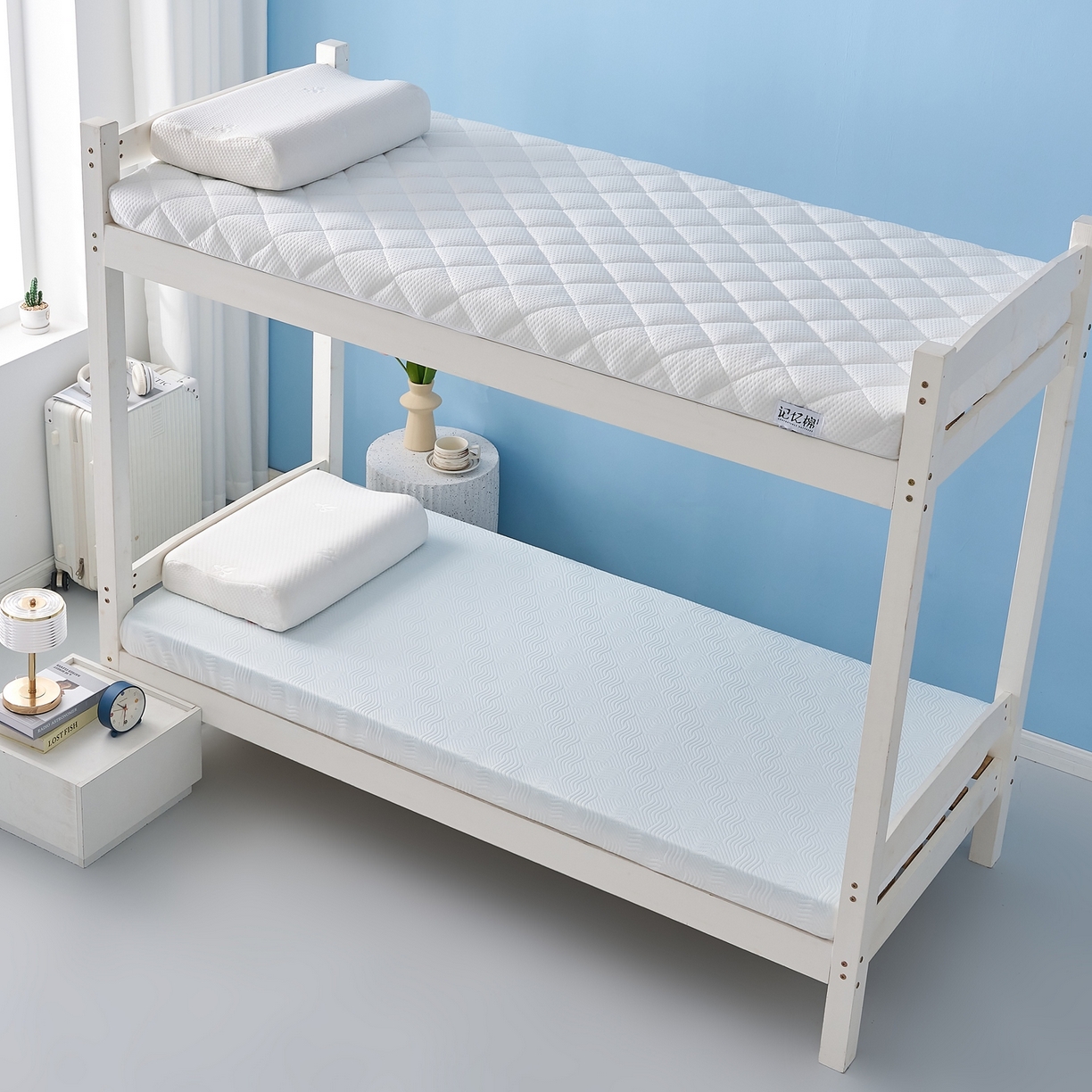 91家纺网 家纺一手货源 找家纺 （总）时奥家纺 2025新款云感记忆棉活套款床垫-学生款