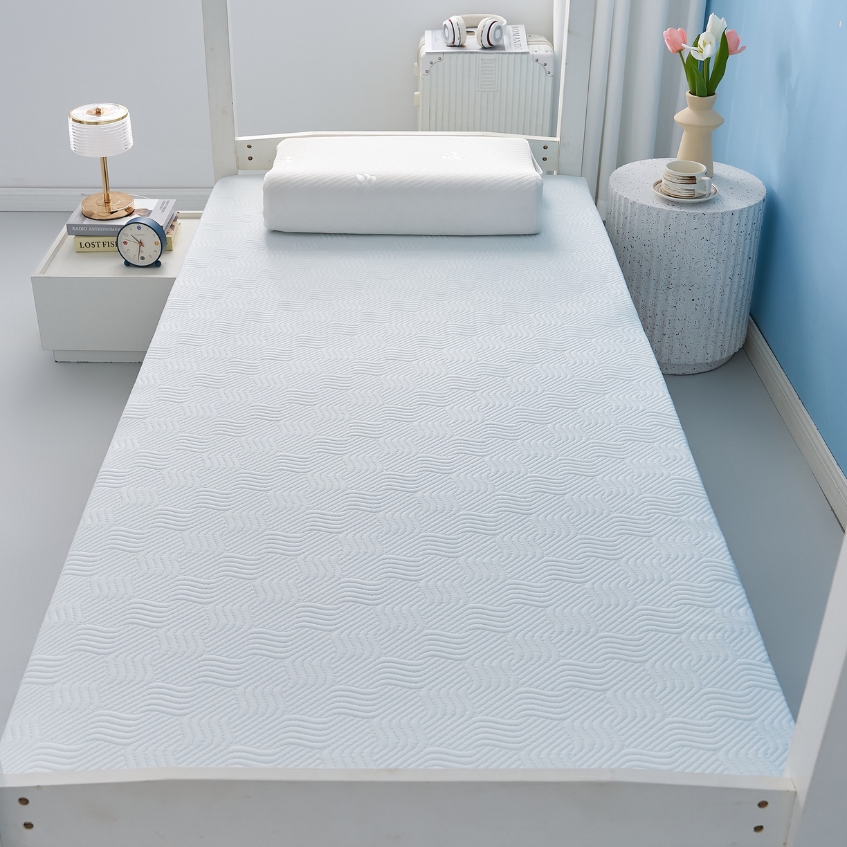 91家纺网 家纺一手货源 找家纺 （总）时奥家纺 2025新款云感记忆棉活套款床垫-学生款