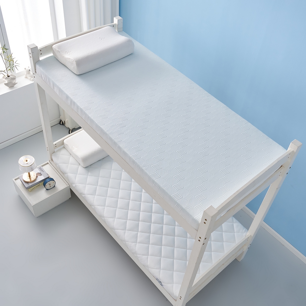 91家纺网 家纺一手货源 找家纺 （总）时奥家纺 2025新款云感记忆棉活套款床垫-学生款