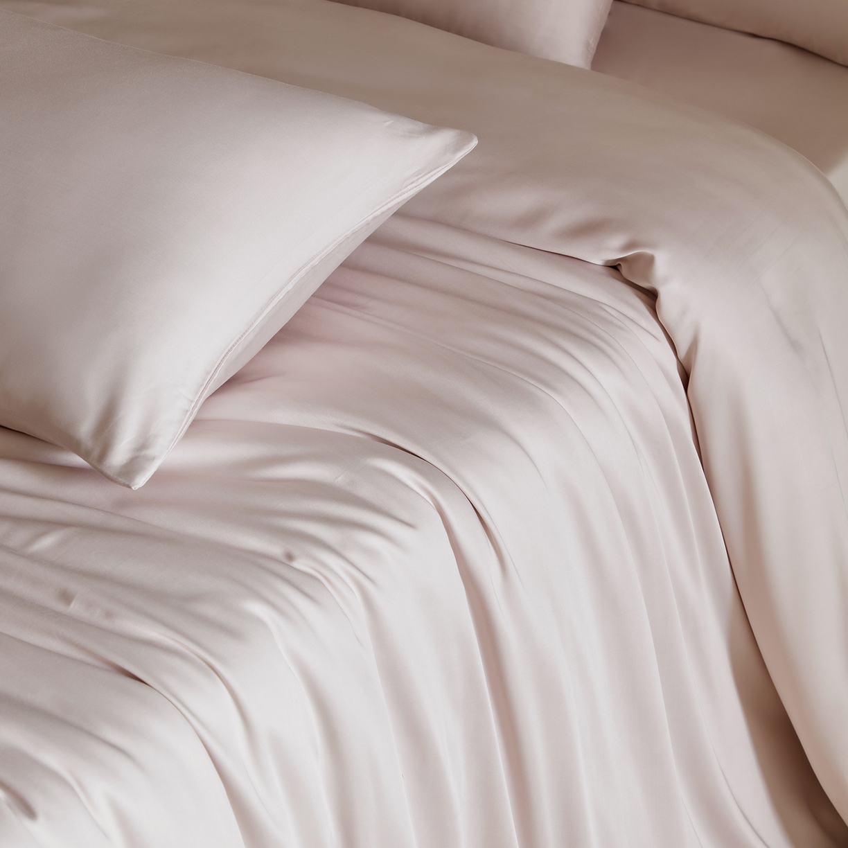 91家纺网 家纺一手货源 找家纺 轩和家居 2025新款天竹60支竹浆纤维A类婴幼儿级别天然抗菌抑菌四件套 椰灰