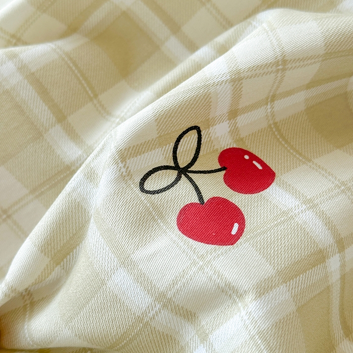 91家纺网 家纺一手货源 找家纺 拾物记 2025新款A类全棉纯棉棉印花学生床笠床笠单件单床笠 恋樱