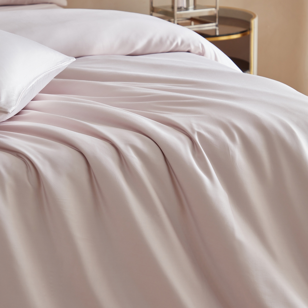 91家纺网 家纺一手货源 找家纺 轩和家居 2025新款天竹60支竹浆纤维A类婴幼儿级别天然抗菌抑菌系列被套单件-单被套 椰灰