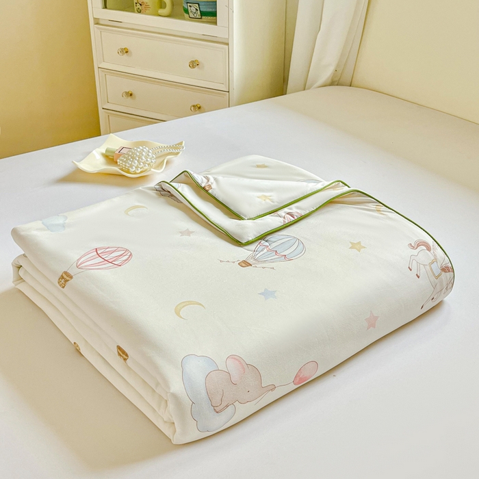 91家纺网 家纺一手货源 找家纺 小叮当家纺仓储工厂店 2025新款A类母婴级宝宝被子豆豆绒牛奶针织棉被子儿童豆豆被大豆被春秋被秋冬被 牛奶针织被-梦幻岛