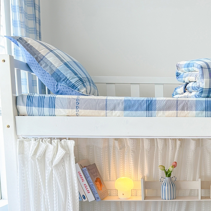 91家纺网 家纺一手货源 找家纺 拾物记 2025新款A类全棉纯棉棉印花学生床笠床笠单件单床笠 萌萌西高地